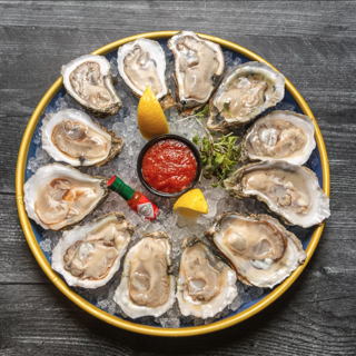 Oysters half shell